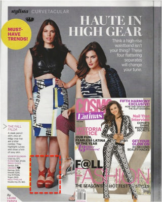 Smash Shoes featured in Cosmo for Latinas